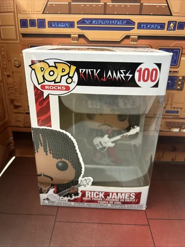 Funko Pop! Rocks Vinyl Rick James  #100 With Protector Minor Damage