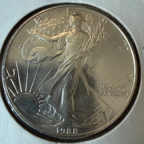 1988 American Silver Eagle 1 oz 1 Ounce .999 Fine Silver