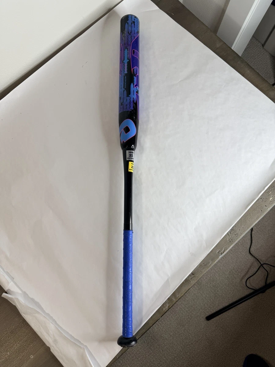 Batte De Softball DeMarini Vengeance Slowpitch 34" 28 Oz - Approuvée ASA, Rouge, Alliage Métal