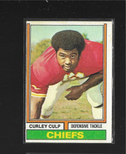 1974 Topps #433 Curley Culp Kansas City Chiefs