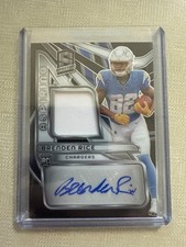 2024 Panini Spectra #APA-BRE Brenden Rice Aspiring Patch Autographs #/99