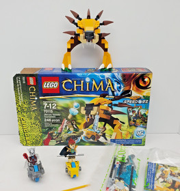 LEGO CHIMA #70115 ULTIMATE SPEEDOR TOURNAMENT w/ figures, book and box