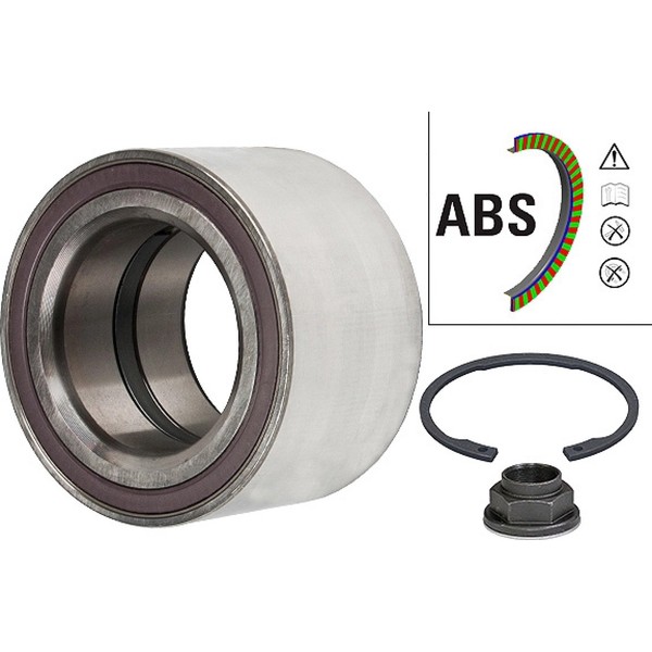 FAG 713 6405 50 Radlagersatz FüR Fiat Peugeot Citroen AchsaufhäNgung-image