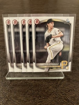 2025 Bowman Draft Seth Hernandez 1st Bowman 5-Card Lot #BD-25 Pirates