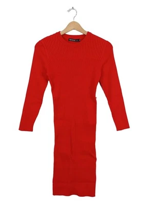 KAREN MILLEN Robe en maille tricotées Dames Robe T EU 38 rouge style décontracté - Photo 1/4