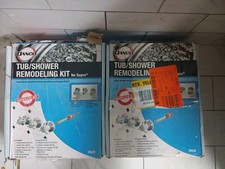 2pk Danco 39620 Tub Shower Trim Kit for Sayco Faucets 3 Handle Chrome Open Box