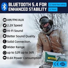 PROHEAR 033 Bluetooth Hearing Protection 2 Pack 31 SNR