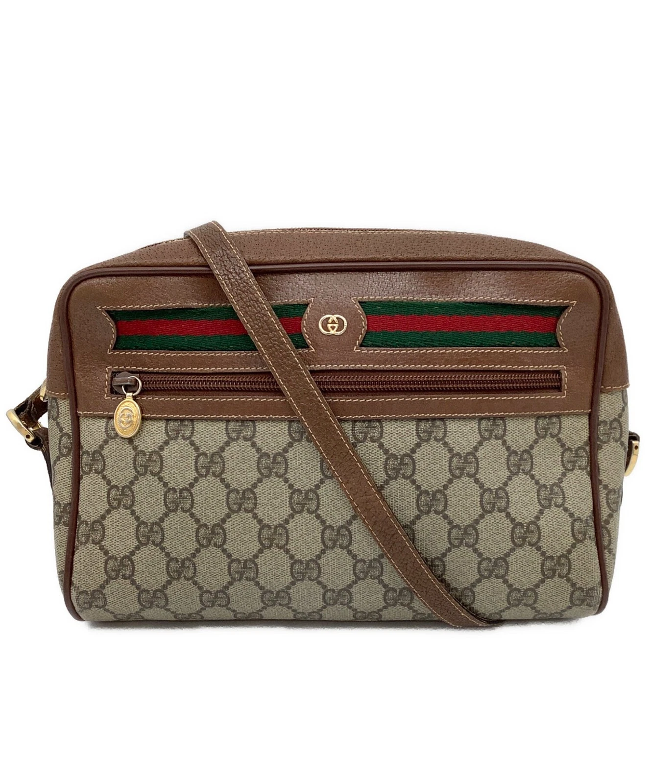 Gucci — Gucci Shoulder Bag 001 56 6472 Brown #TFB7258