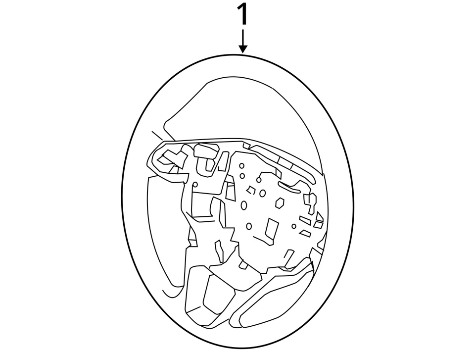 SE ADAPTA A VOLANTE FORD FUSION 13 DS7Z3600EA - NUEVO OEM Foto 4 de 4