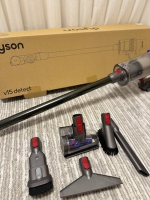   Dyson V15 Detect Fluffy Kabelloser Staubsauger - Blau/Nickel NEU & OVP  