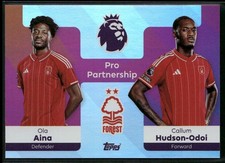 Ola Aina / Callum Hudson-Odoi PS 2025-26 Topps Premier League #375 Ola Aina / Callum Hudson-Odoi PS 2025-26 Topps Premier League #375
