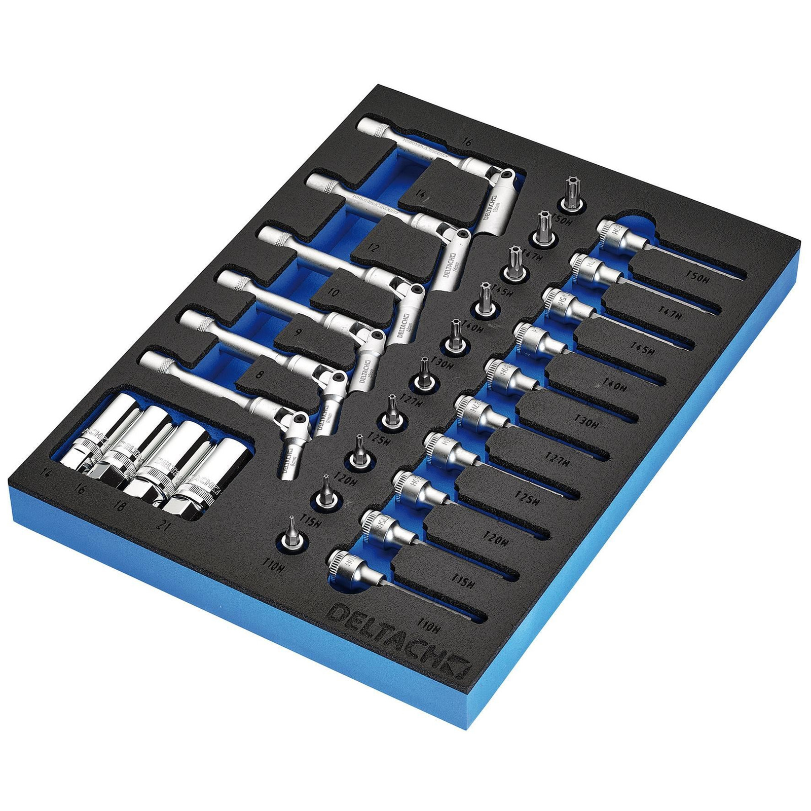 BUNKER Spark and Glow Plug Set in EVA Foam Inlay, 3/8"" (20 Piece)