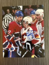 SHAYNE CORSON MONTREAL CANADIENS HOCKEY Signed Autograph 8x10 Photo With Proof E