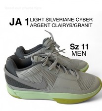 NEW Nike Ja 1 Light Silver Men's Size 11 Cyber Cool Gray Granite FQ4796 003