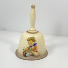 New ListingM J Hummel 1980 Third Edition Annual Bell Hum 702 Goebel W. Germany Boy Beige