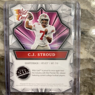 rare cj stroud rookie card CJ Stroud Rookie Wild Card Alumination #ANBC-14 RC Houston Texans Rare