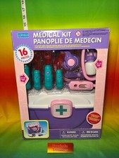 Doctor Nurse Medical Kit Sounds  Light Up Tools Carry Case Kids Pretend Play