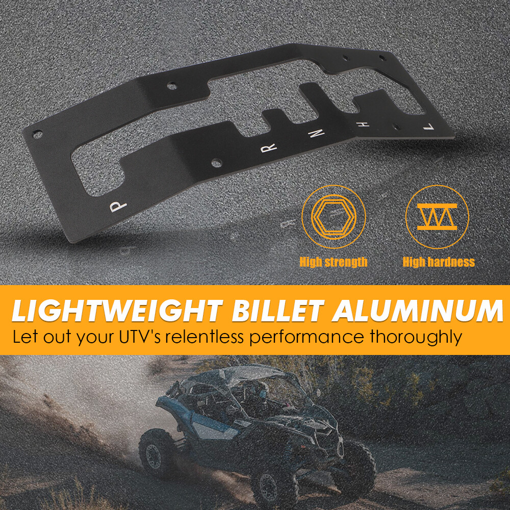Billet Aluminum Shifter Gate Panel For Can-Am Maverick X3 Turbo RR (2017-2022) – NiceCNC