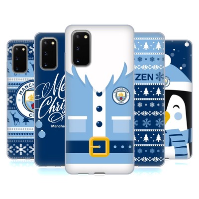OFFICIAL MANCHESTER CITY MAN CITY FC CHRISTMAS GEL CASE FOR SAMSUNG PHONES 1