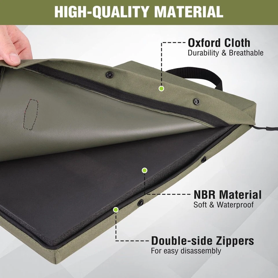 Almohadilla para arrodillar grande WORKPRO 17" cojín de espuma suave rodillera de espuma con cubierta extraíble Foto 4 de 4