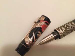Waterman Serenite Maki E Dragon Pen 2002 Plus Book Free Shipping Ebay