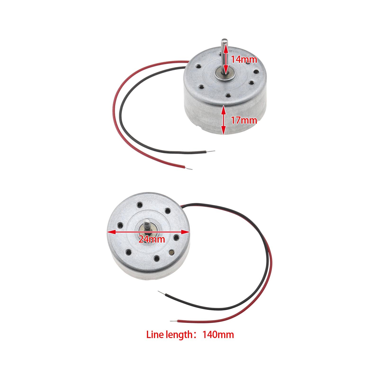 10x Mini Fan Motor 1730RPM DC 3V Mini Generator Motors Mini Electric