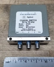 Agilent Coaxial Microwave Switch 8762B Option 024 SMA Connectors RF HP Keysight