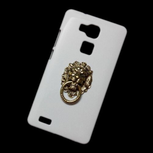 Case For Huawei Ascend Mate 7 Lion Head Finger Ring Stand Holder Back Hard Cover - Picture 1 of 2