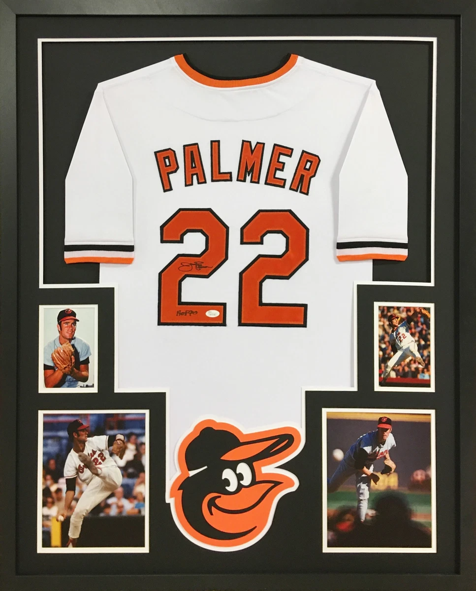 Jim palmer autographed store jersey