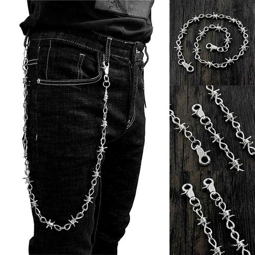 Metal Barb Wire Biker Trucker Jean 