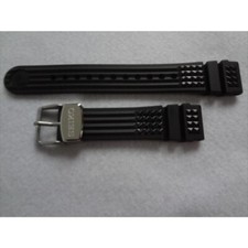 SEIKO Genuine MM300 SBDX017 / R02X011J0 WITH PINS 20mm Black Rubber Strap