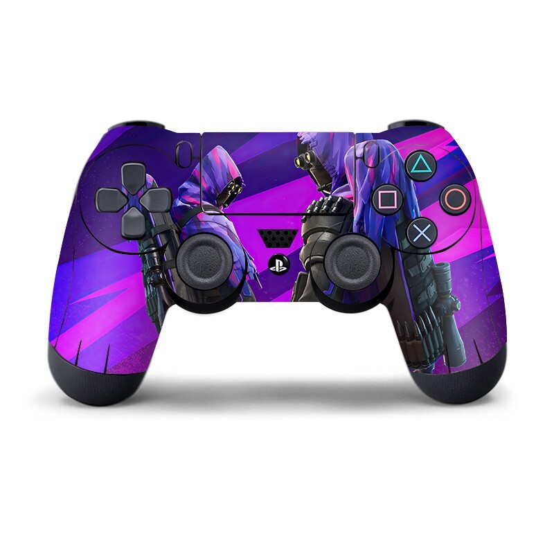 Purple Fortnit PS4 Controller Skin Sticker Decal Wrap for