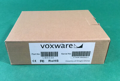 NEW - Voxware LWH 330 Single Ear Over Headband Headset Honeywell HX3 