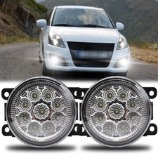 Par de luces antiniebla LED transparentes para parachoques Suzuki 06-12 Grand Vitara 08-2012 SX4