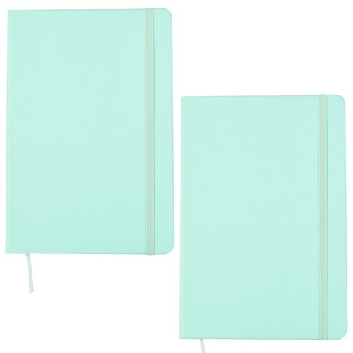 Classic A5 Notebook Hardback Cover & Ribbon Marker with Elastic Closure Diary - Picture 49 of 49