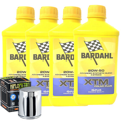 Ölwechsel Bardahl XTM 20W50 für Harley Davidson Softail Springer ��2008>2009