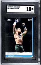 2019 Topps Chrome UFC CONOR McGREGOR #93 SGC 10 GEM MINT