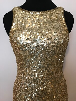 primavera gold sequin dress Ornate Long Sequin Formal Dress by Primavera main image 1