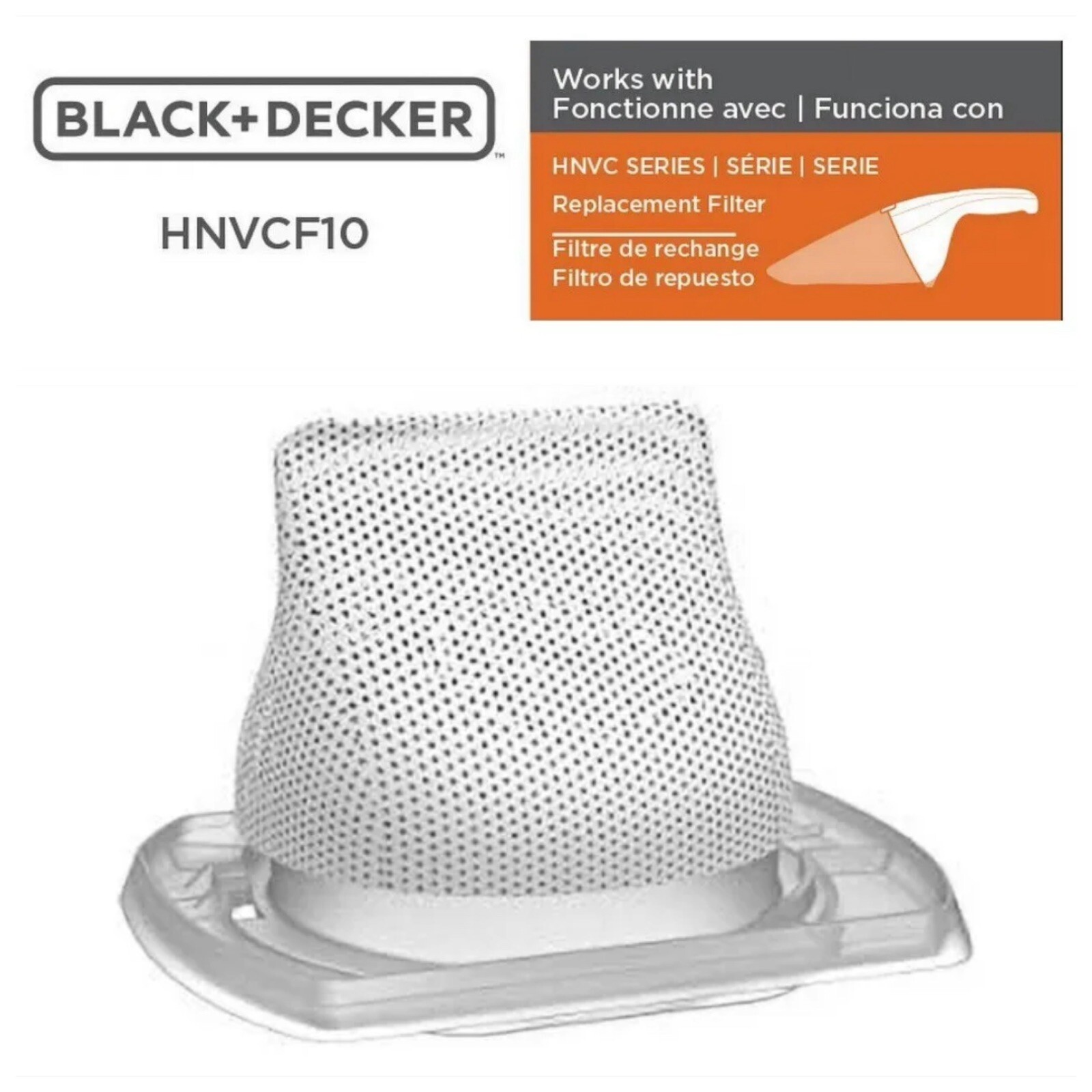 Staubsaugerfilter Für Black+Decker Dustbuster – 4 Stück, Kompatibel Mit HNVC215B10 U.a.