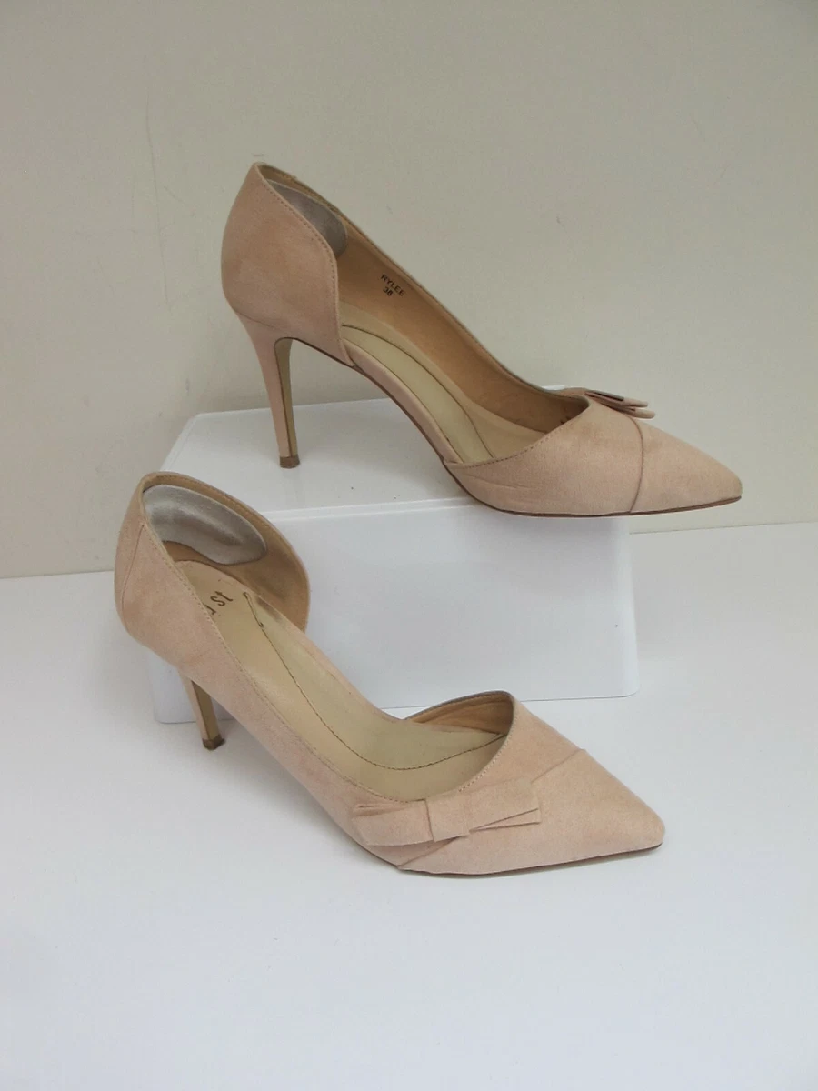 Nude suede best sale court