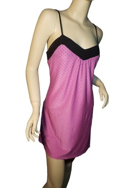 Gilligan's & O'Malley фиолетовый и черный в горошек эластичной Nightie средний - Изображение 4 из 4