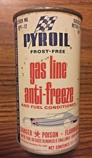 Vnt PYROIL FROST-FREE GAS LINE ANTI-FREEZE AND FUEL CONDITIONER THE PYROIL CO