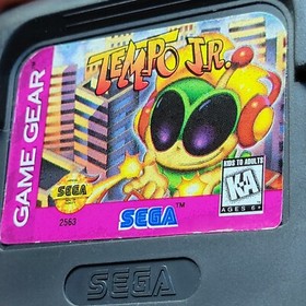 Sega Game Gear Tempo Jr. Vintage 90s Handheld Authentic Cleaned Tested
