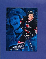 2012 UD FLEER RETRO JEFF SKINNER FLAIR SHOWCASE emerald blue script /150