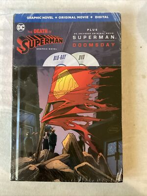 The Death Of Superman Plus Superman Doomsday DVD And Blu-Ray 89A