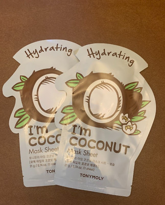 TonyMoly I'm Coconut Hydrating Sheet Mask, Set of 2