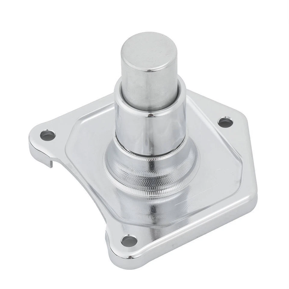 Cubierta de solenoide cromada media CNC botón de arranque para Harley Dyna Big Twin 91-17 Foto 2 de 4