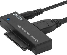 USB 3.0 to SATA 2.5"- 3.5" SSD HDD Adapter Converter Cable-22Pin/Cables Included