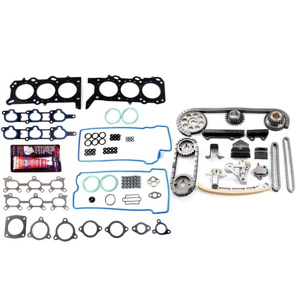 Juego de juntas de culata y kit de cadena de distribución para 2002 2003 2004 Suzuki XL-7 2,7 L DOHC Foto 4 de 4