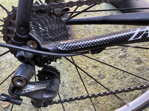 bici corsa carbonio telaio size L gruppo ultegra cerchi alto profilo - Foto 2 di 5